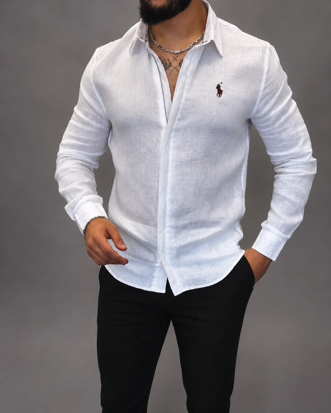Polo Zipper Style rimi full shirt